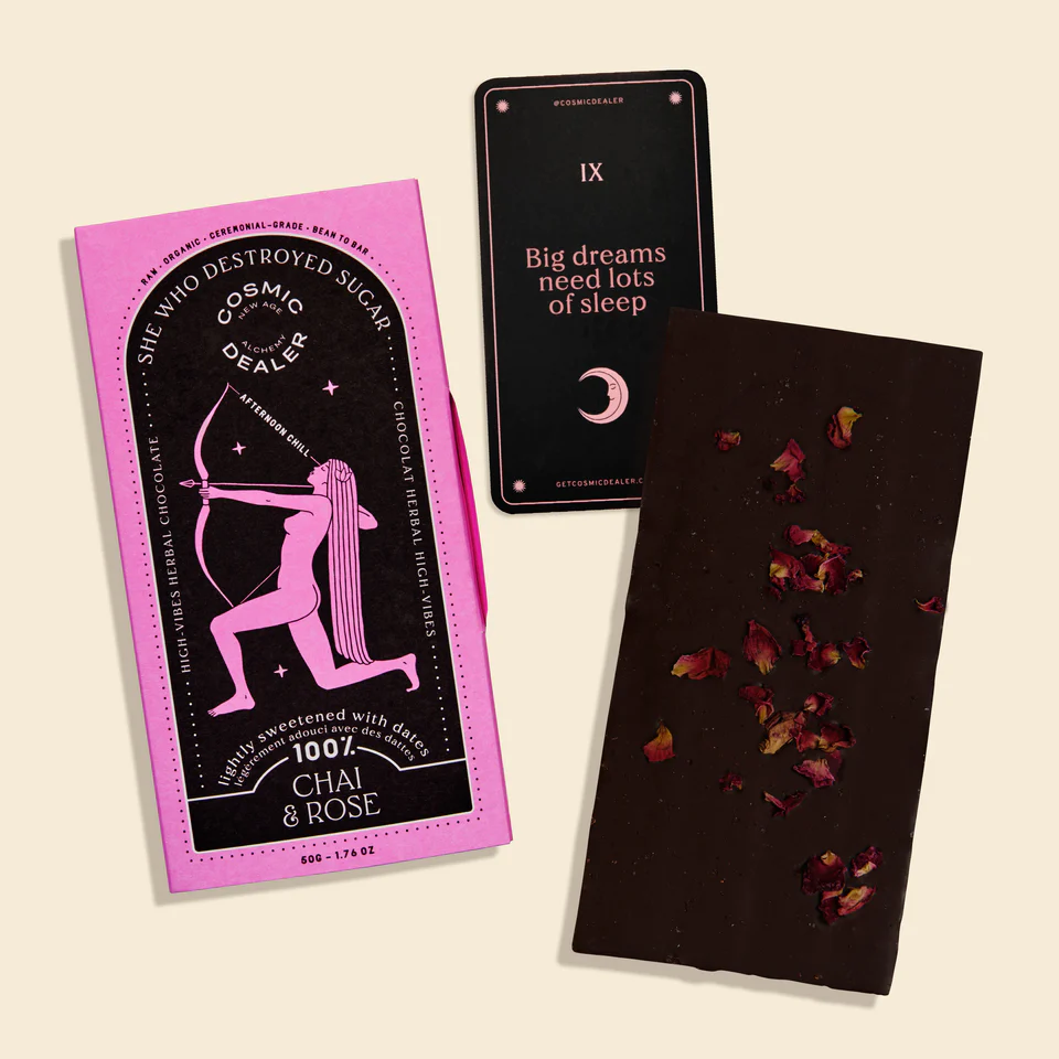Cosmic Dealer Chai & Rose chocolate