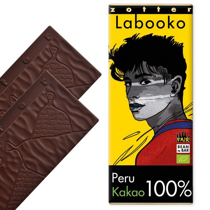 Zotter Labooko Peru 100% chocolate