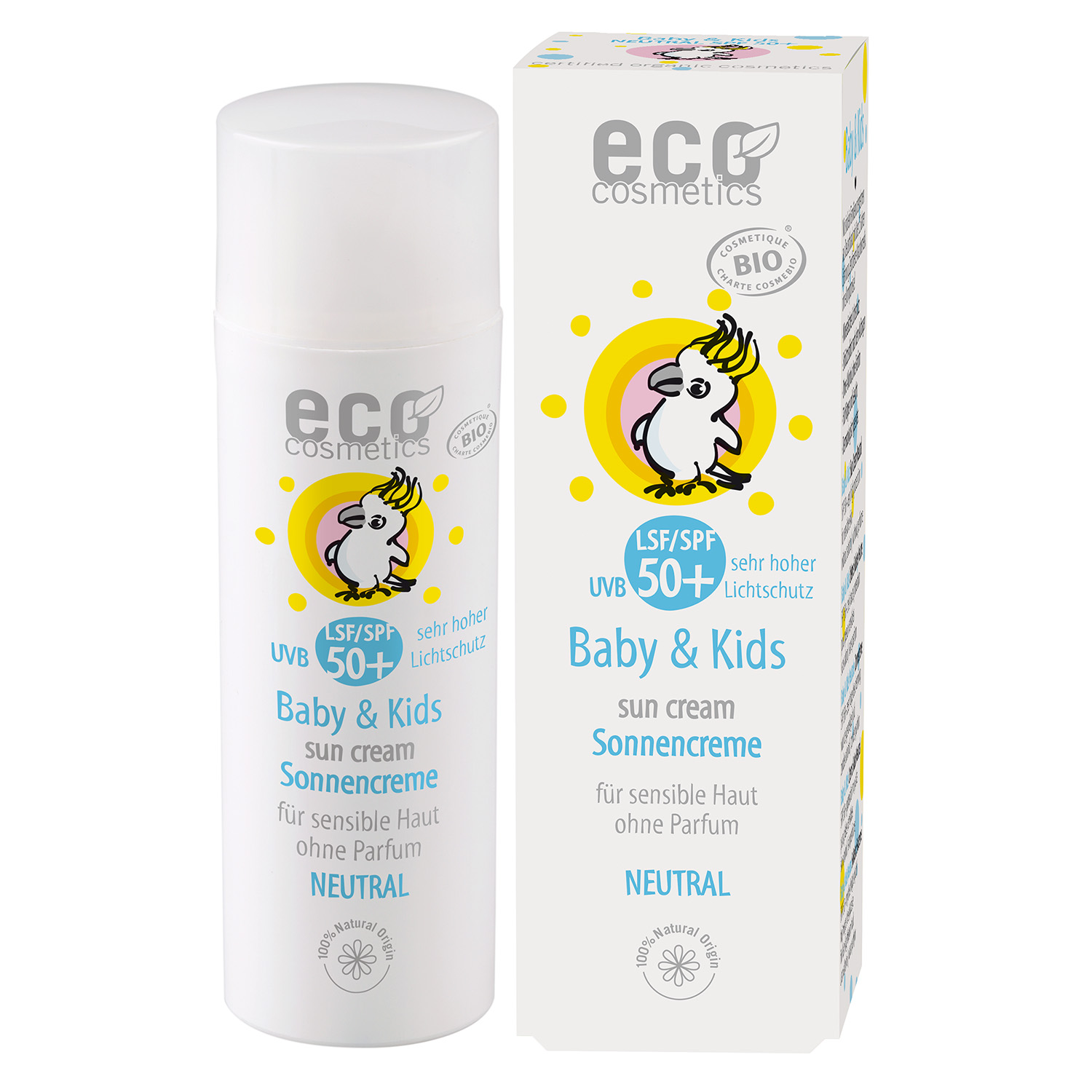 Sustainable sun protection by eco cosmetics.