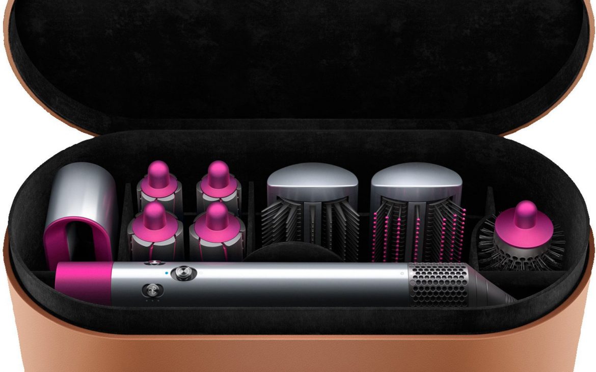 An elegant case holding every styling tool.