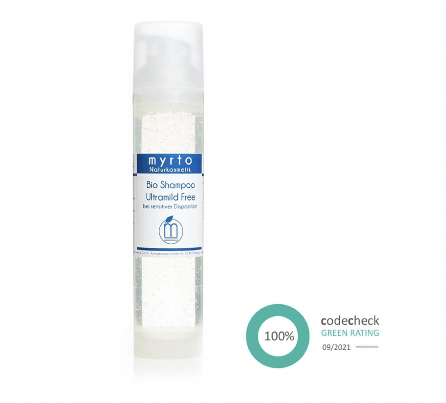 Fragrance-free organic shampoo by myrto