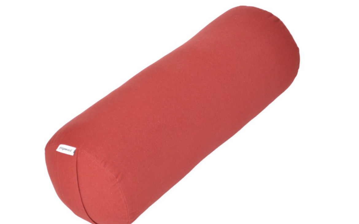 © Yogawood — Classic yoga bolster in 100% GOTS-certified organic cotton, €54.95