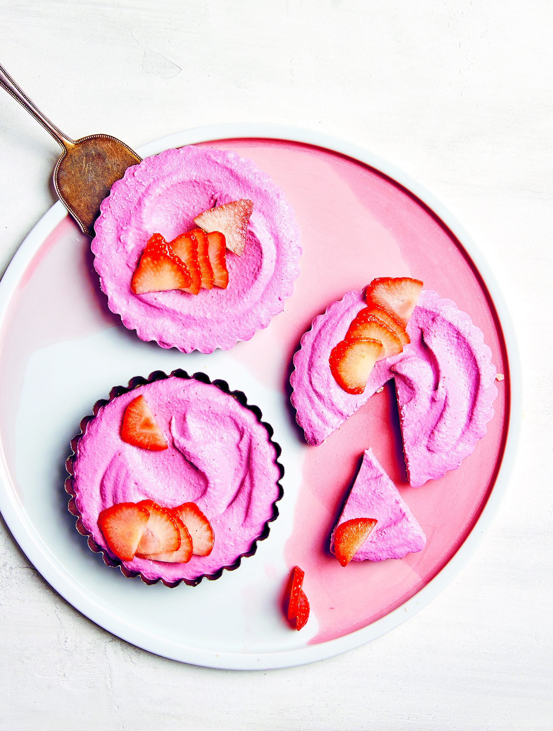 Sugar-free strawberry tartlettes